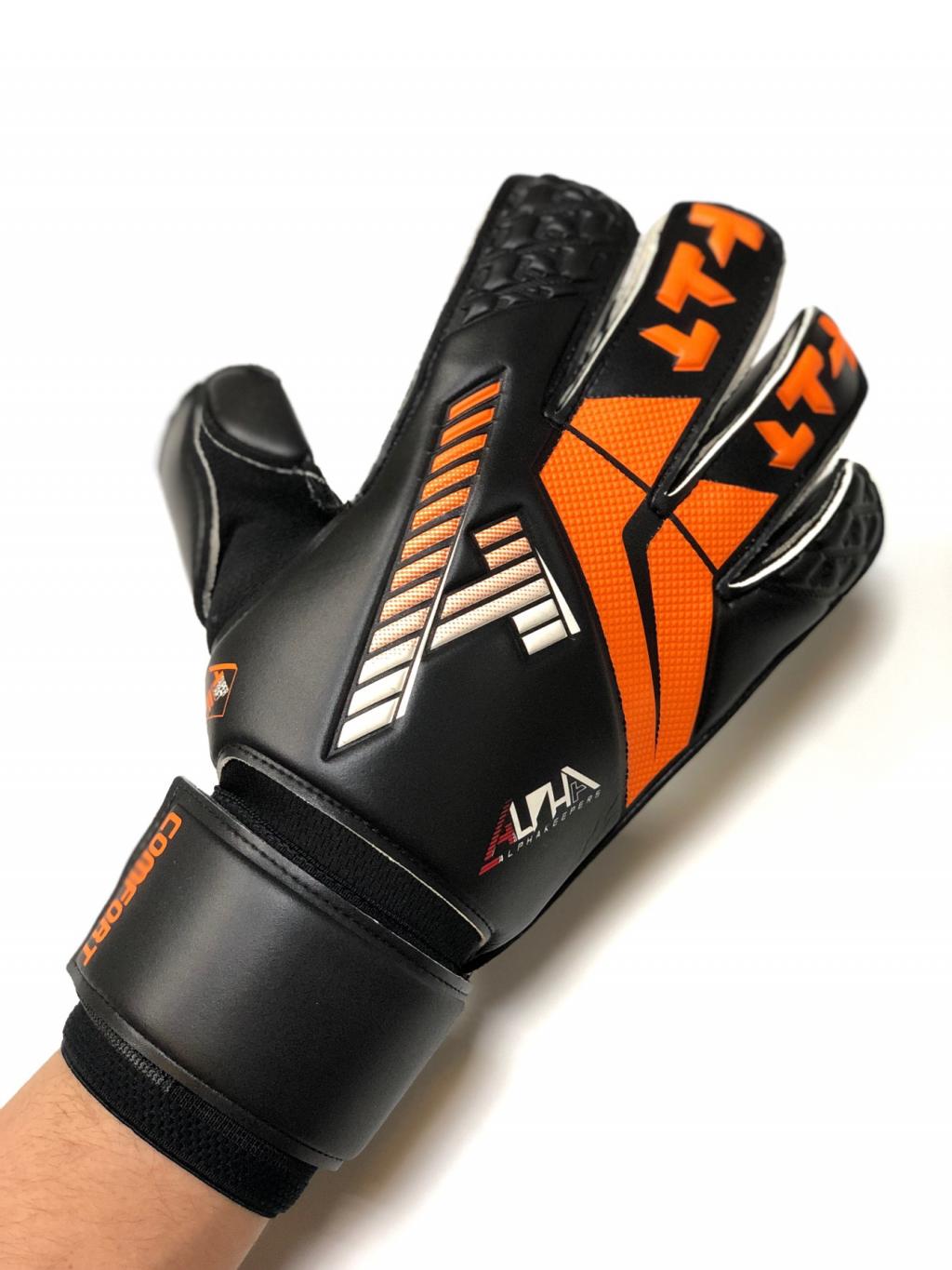AlphaKeepers Pro Roll Comfort 5 Black-Black/ профессиональные перчатки всепогодные
