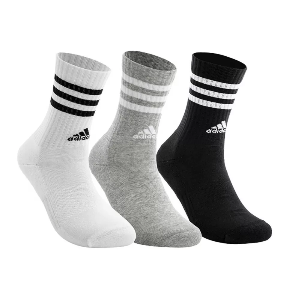 Носки 3 пары Adidas 3-Stripes Cushioned Crew Socks