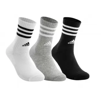 Носки  3 пары Adidas 3-Stripes Cushioned Crew Socks