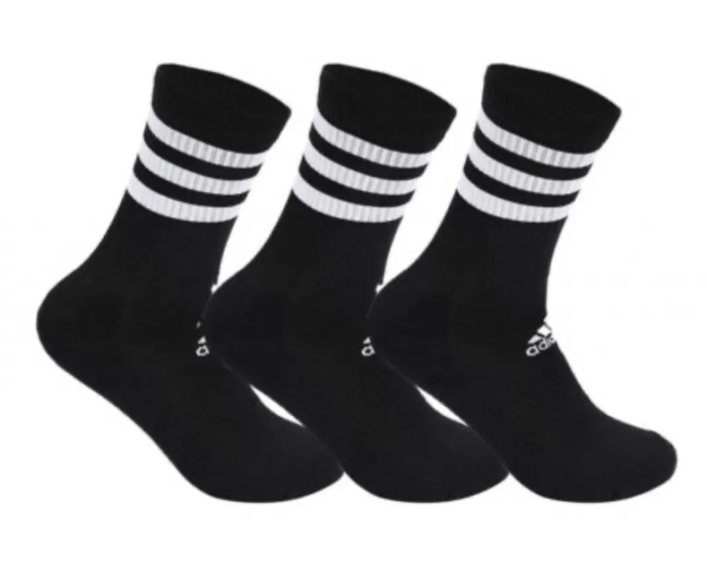 Носки 3 пары Adidas 3-Stripes Cushioned Crew Socks