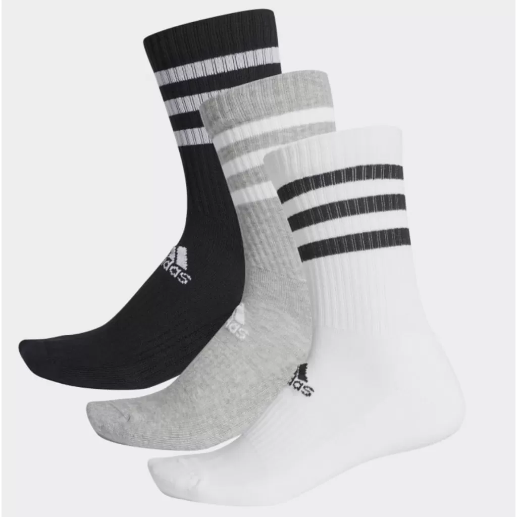 Носки 3 пары Adidas 3-Stripes Cushioned Crew Socks