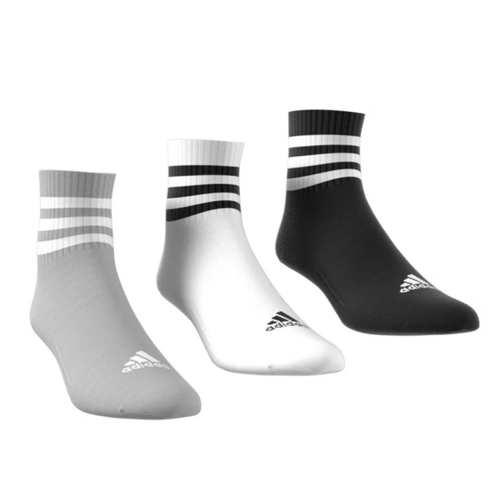 Носки 3 пары Adidas 3-Stripes Cushioned Crew Socks