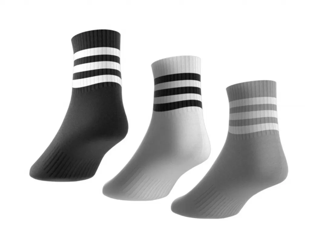 Носки 3 пары Adidas 3-Stripes Cushioned Crew Socks