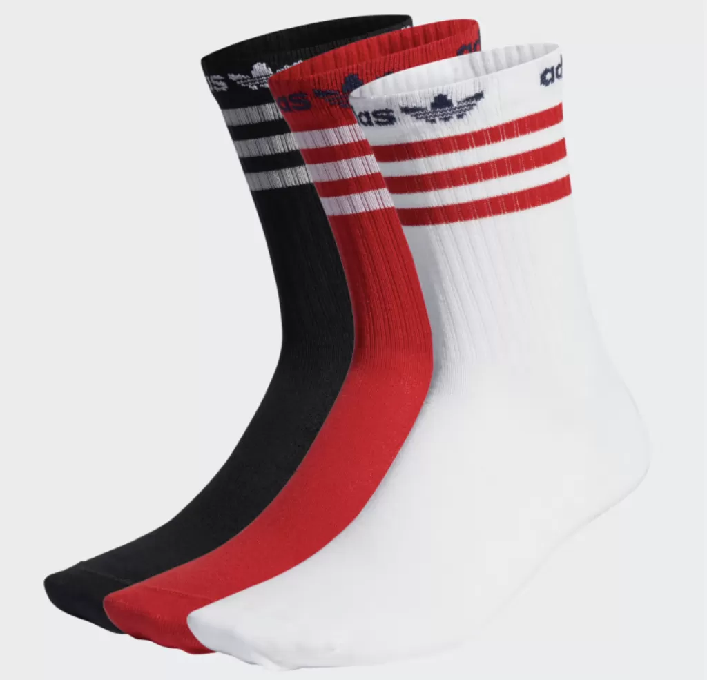 Носки 3 пары Adidas Perfomance Crew Socks