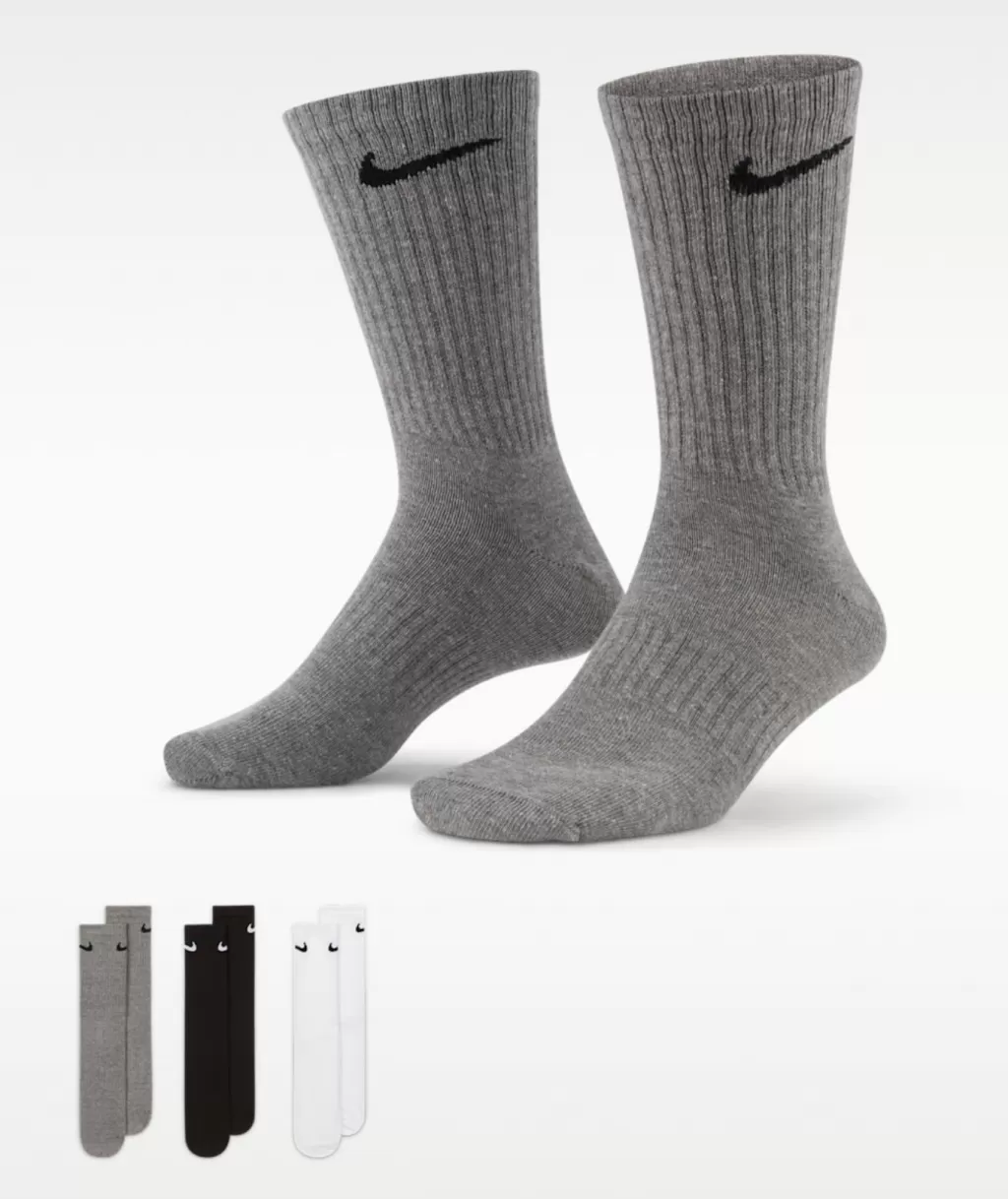 Носки 3 пары Nike Everyday Lightweight Training Crew Socks