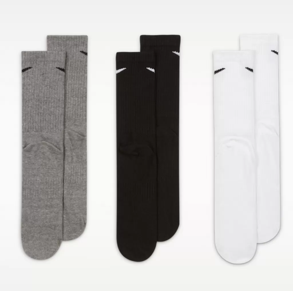 Носки 3 пары Nike Everyday Lightweight Training Crew Socks