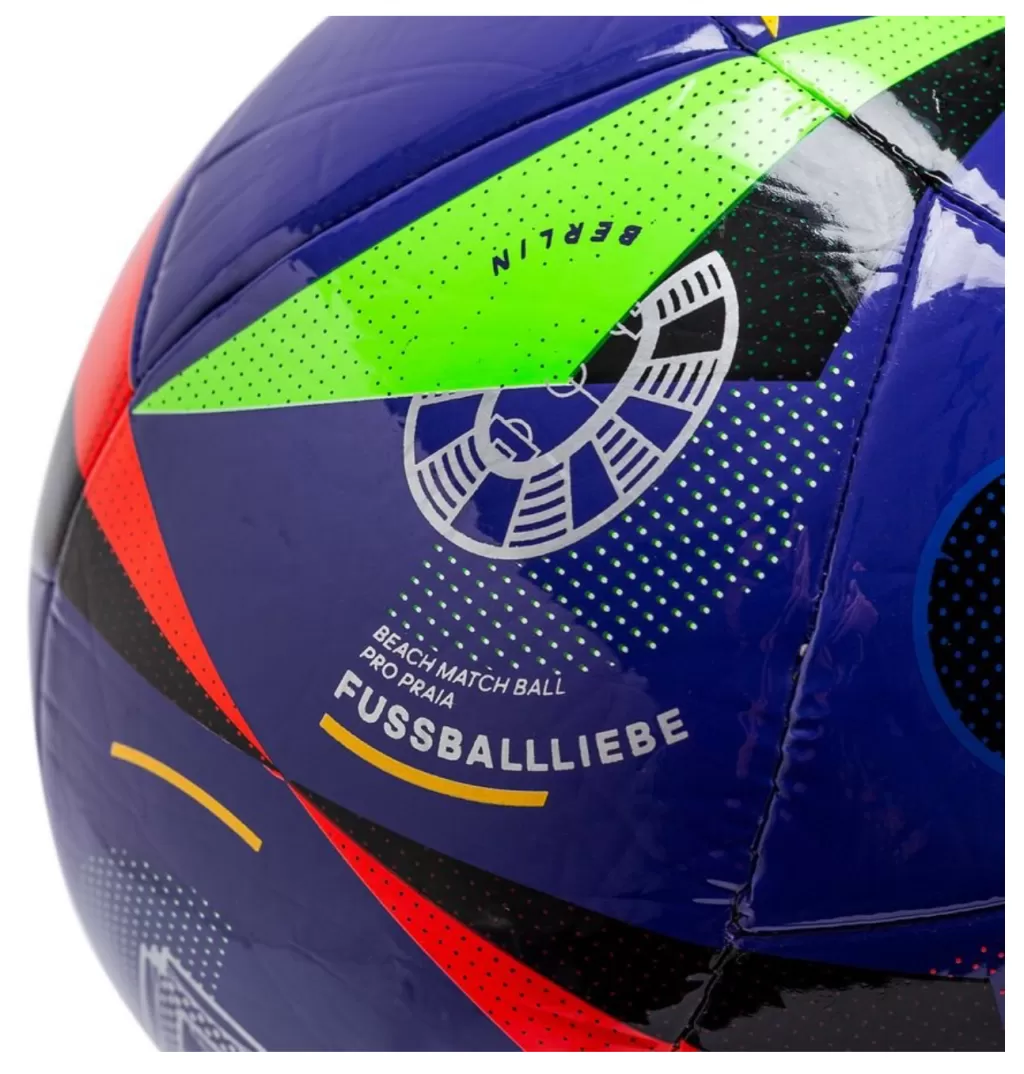 Мяч профессиональный для пляжного футбола Adidas Euro2024 Pro Beach Ball