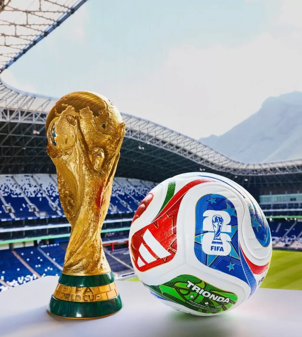 Мяч официально-игровой Adidas World Cup 2026 Trionda official match ball