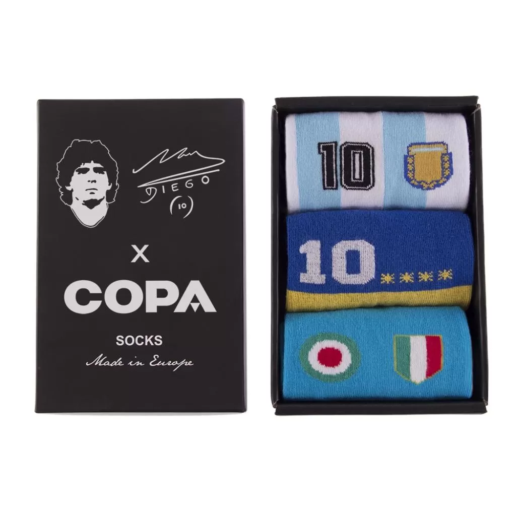 Носки 3 пары COPA Maradona x COPA Number 10 Socks Box Set