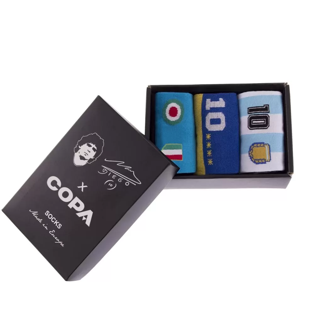 Носки 3 пары COPA Maradona x COPA Number 10 Socks Box Set