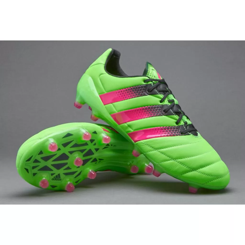 Бутсы профессиональные кожаные Adidas ACE16.1 Leather FG