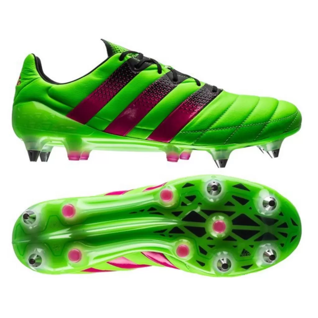 Бутсы профессиональные кожаные Adidas ACE16.1 Leather SG