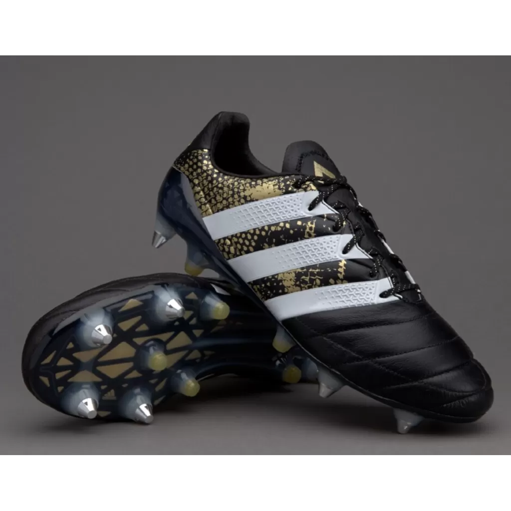 Бутсы профессиональные кожаные Adidas ACE16.1 Leather SG