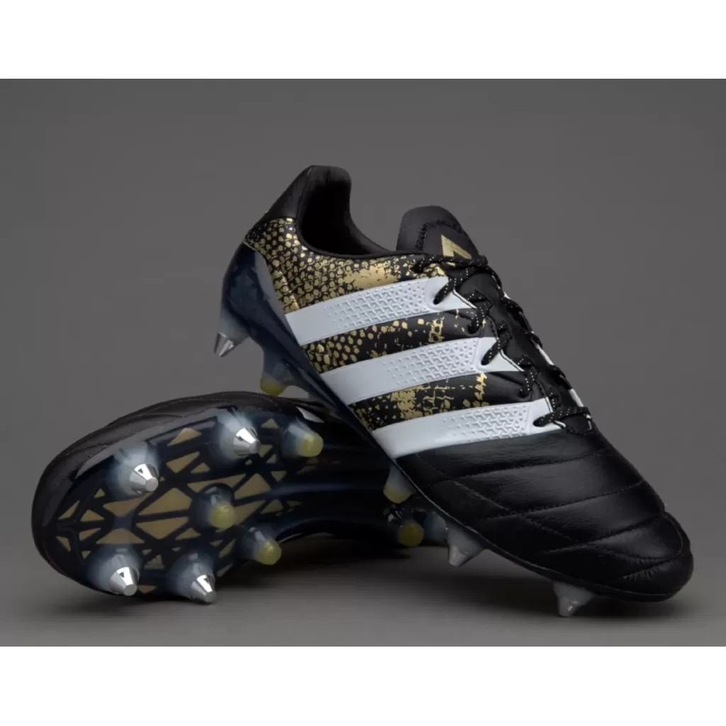 Бутсы профессиональные кожаные Adidas ACE16.1 Leather SG