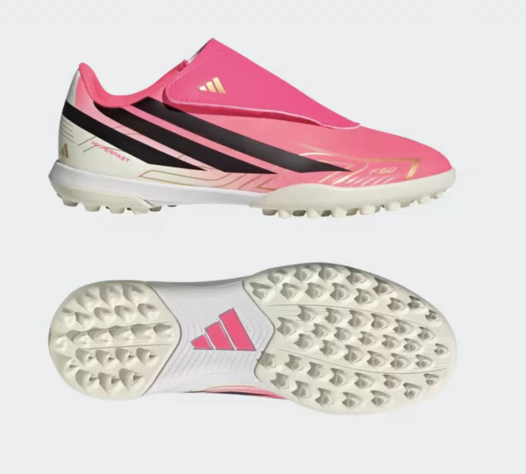 Шиповки детские Adidas F50 Hyperfast Club Vel JR TF