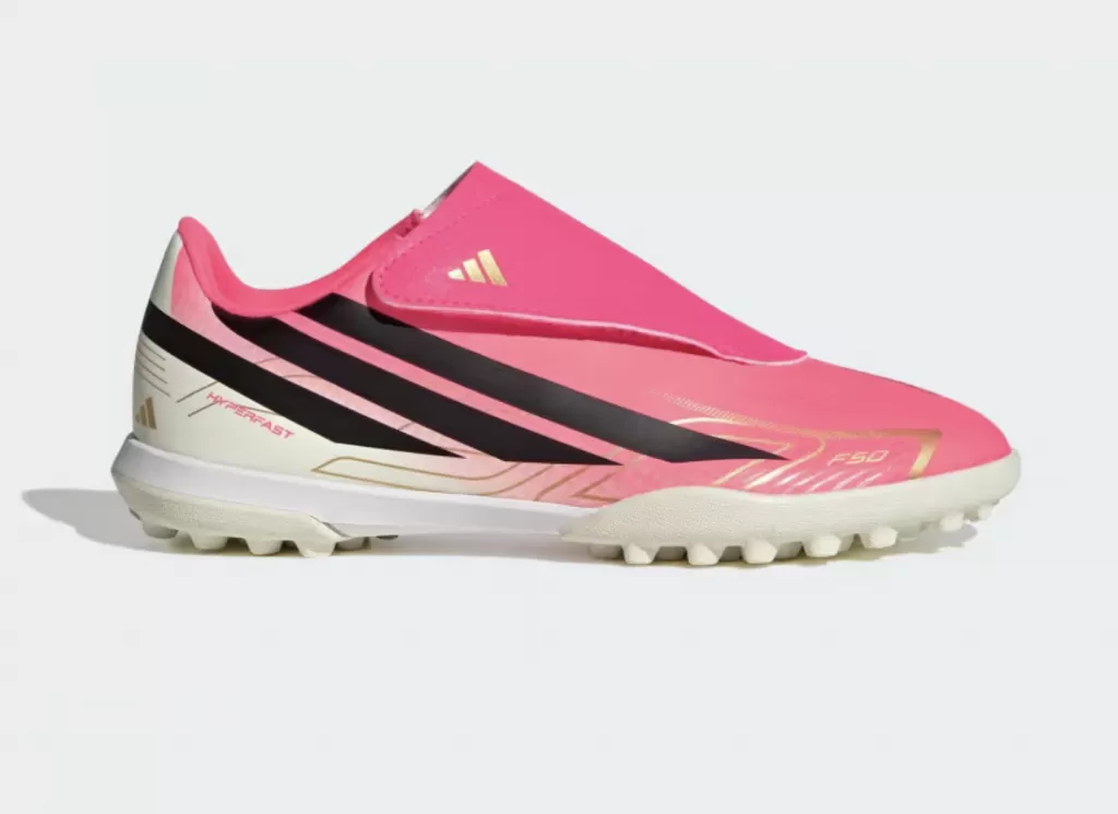 Шиповки детские Adidas F50 Hyperfast Club Vel JR TF