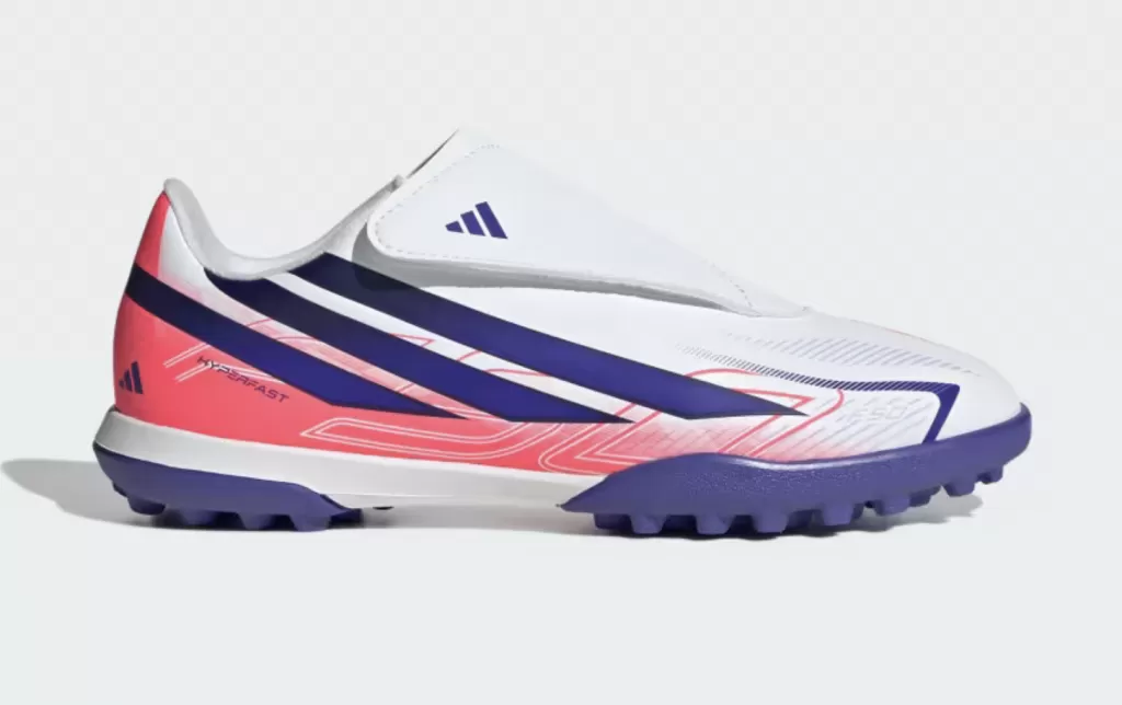 Шиповки детские Adidas F50 Hyperfast Club Vel JR TF