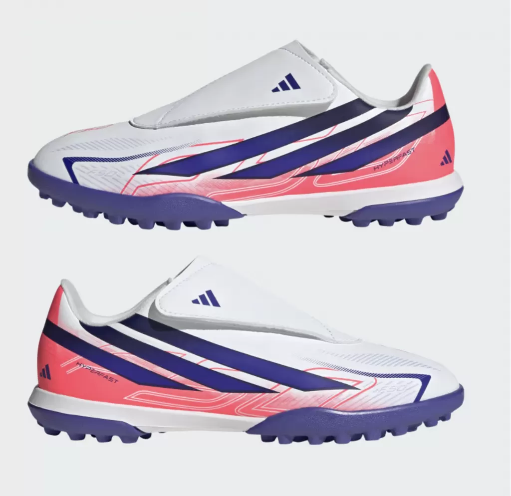 Шиповки детские Adidas F50 Hyperfast Club Vel JR TF