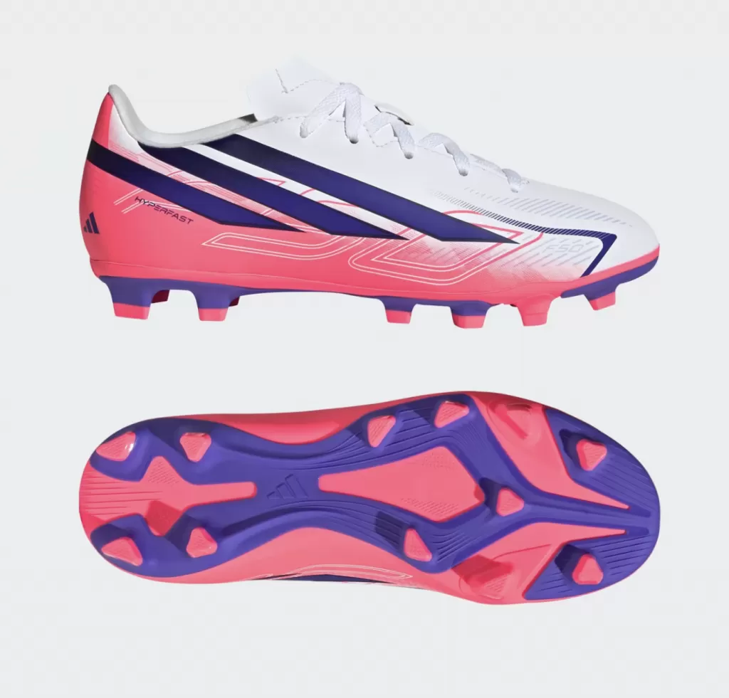 Бутсы детские Adidas F50 Hyperfast Club JR FG