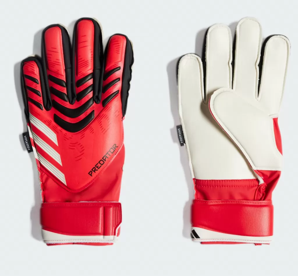 Перчатки вратарские с защитой Adidas Predator Match Fingersave GK Gloves дети/подростки